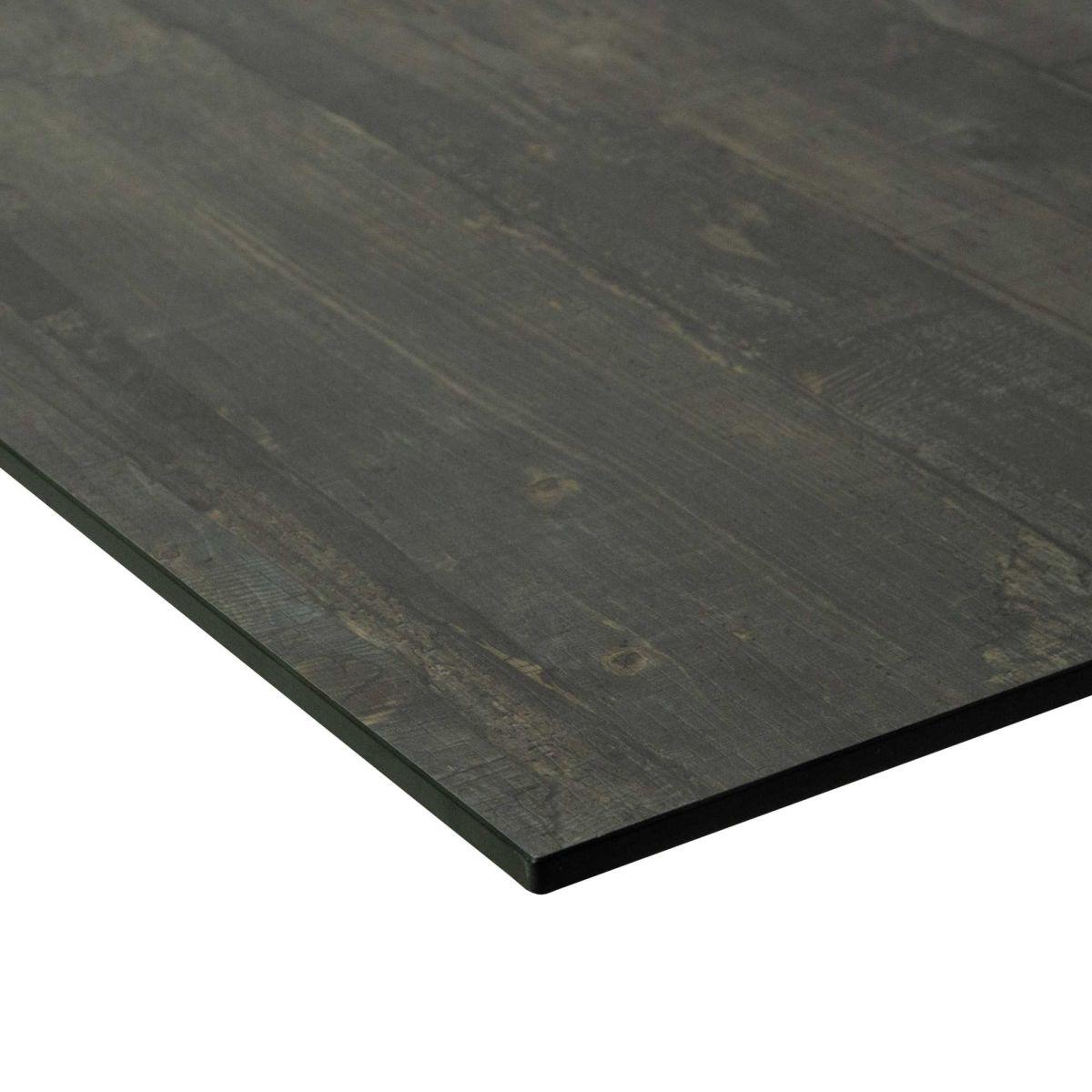 Top Tavolo Hpl Effetto Legno Nero Rettangolare cm.55x69x1 | Vacchetti