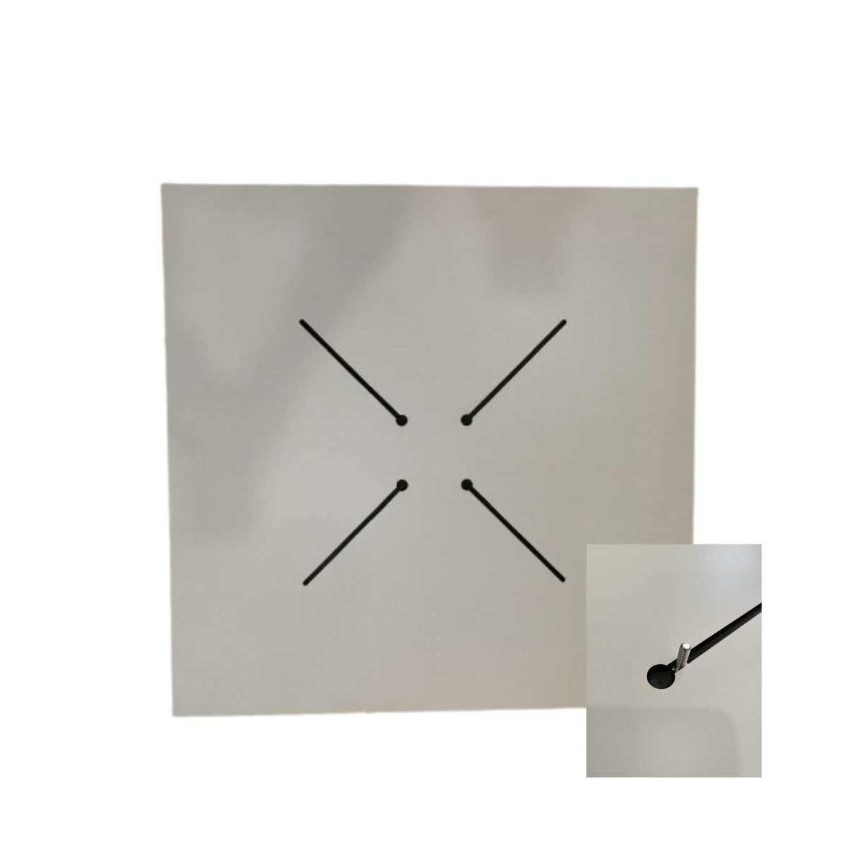 Top Tavolo Hpl Effetto Legno Nero Rettangolare cm.55x69x1 | Vacchetti