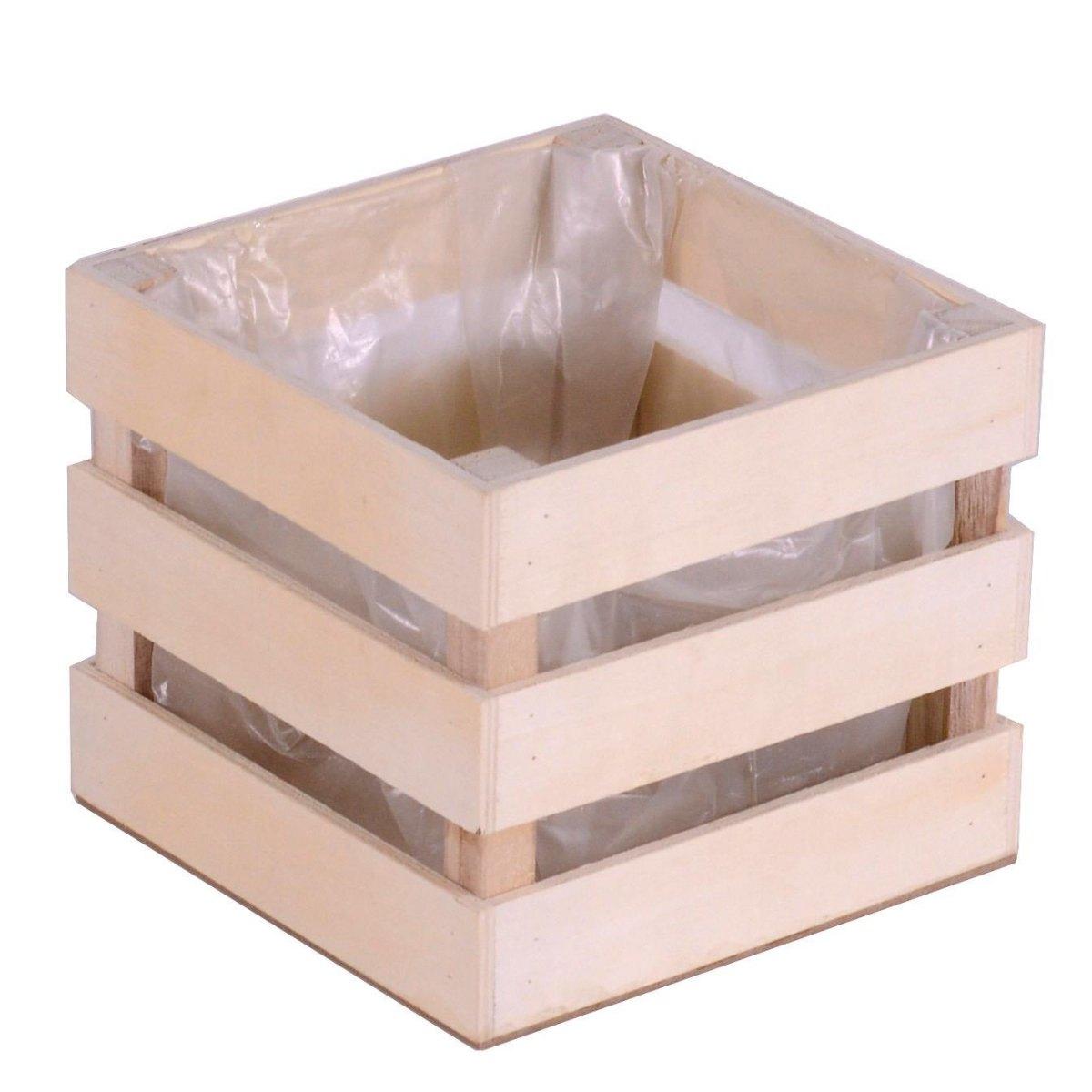 Cassetto Legno Naturale con Nylon cm.32x16h12 | Vacchetti