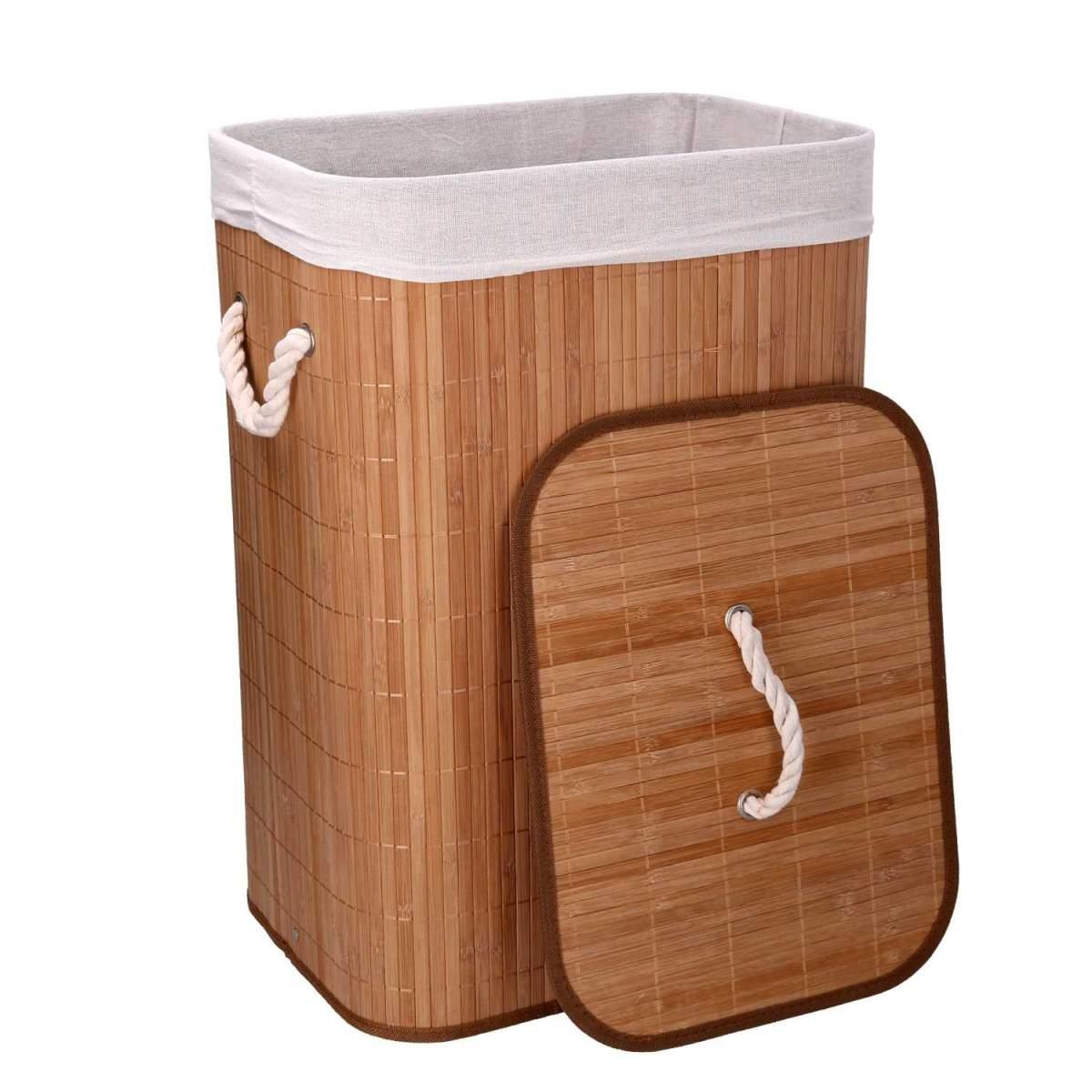 Cestone Bambu' Naturale cm.40x30h57 | Vacchetti