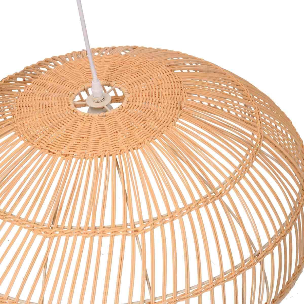 Lampadario Rattan Naturale con Attacco cm.Ã?60,5h21,5 | Vacchetti