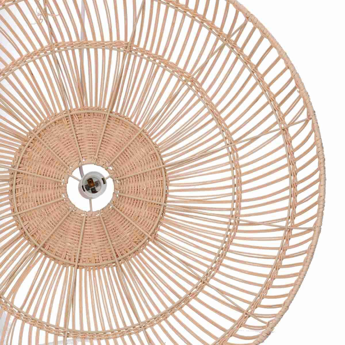 Lampadario Rattan Naturale con Attacco cm.Ã?60,5h21,5 | Vacchetti