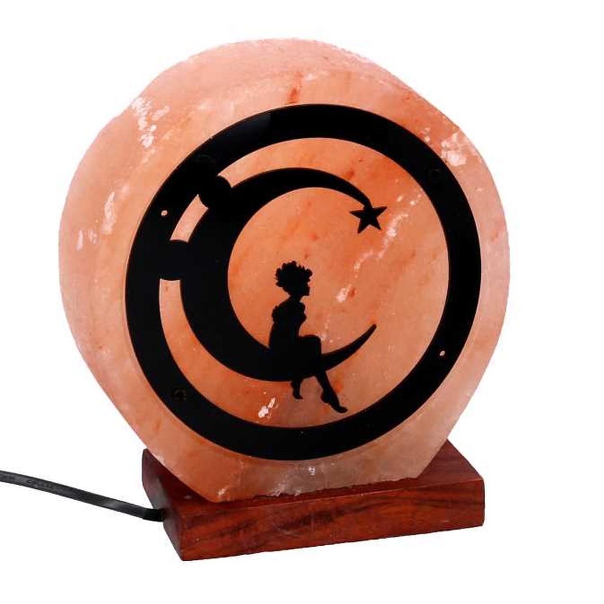 Lampada Sale Base Legno Luna con Attacco cm.18x6,5h21 | Vacchetti