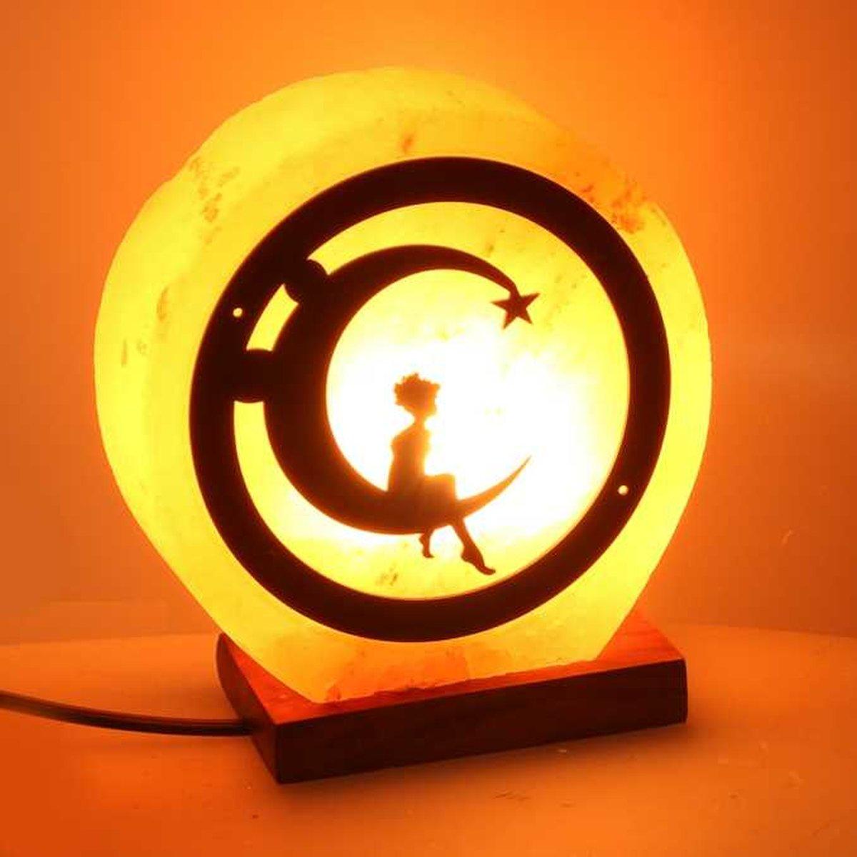 Lampada Sale Base Legno Luna con Attacco cm.18x6,5h21 | Vacchetti