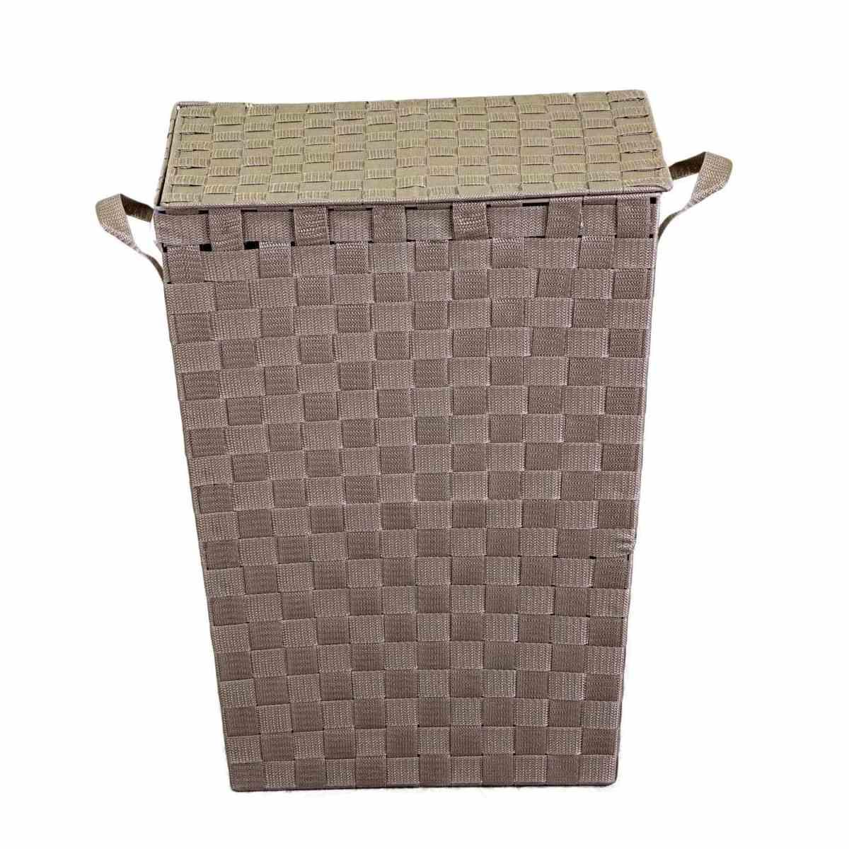 Cestone Poliestere Tortora Rettangolarecm.40x30h53 | Vacchetti