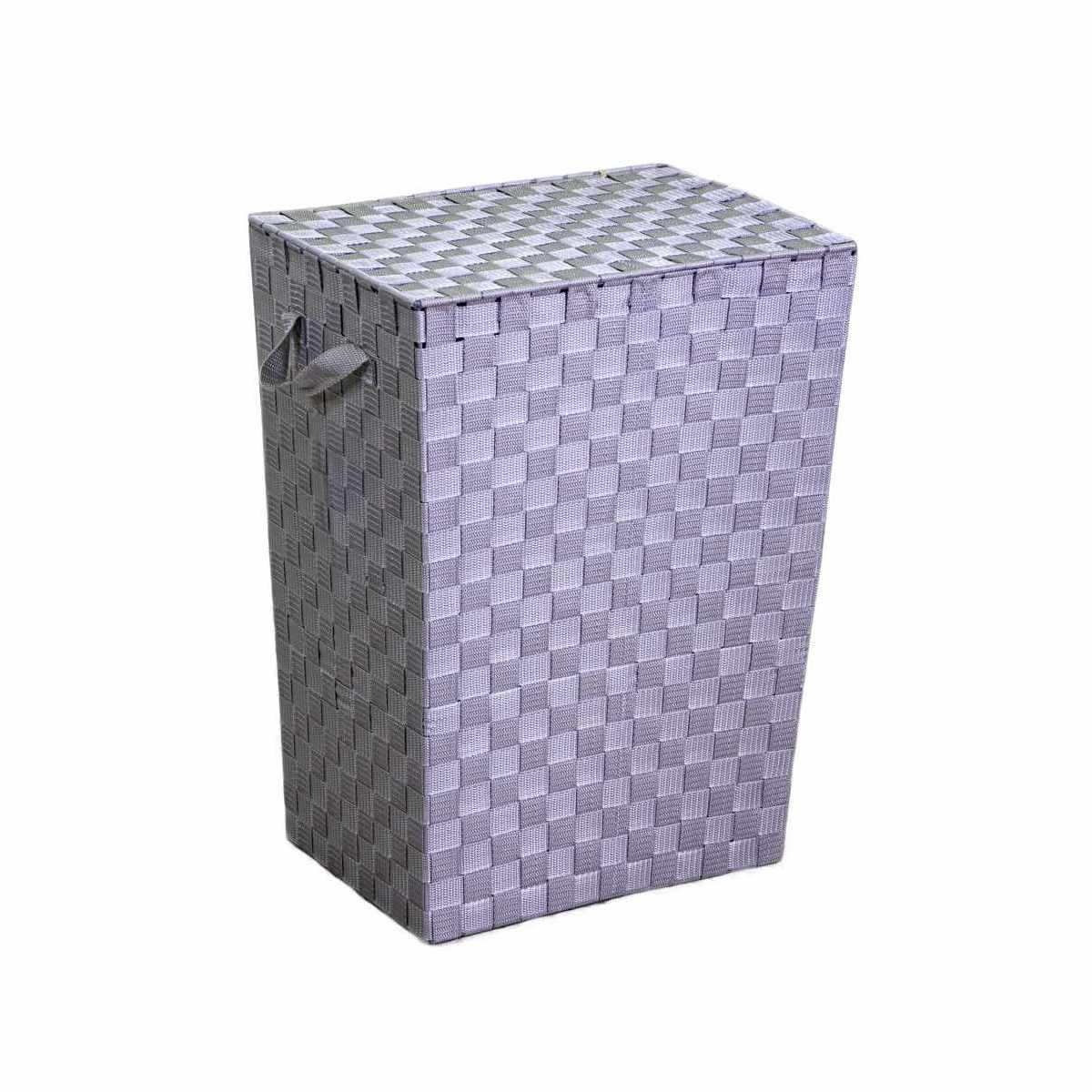 Cestone Poliestere Grigio Rettangolare cm.40x30h53 | Vacchetti