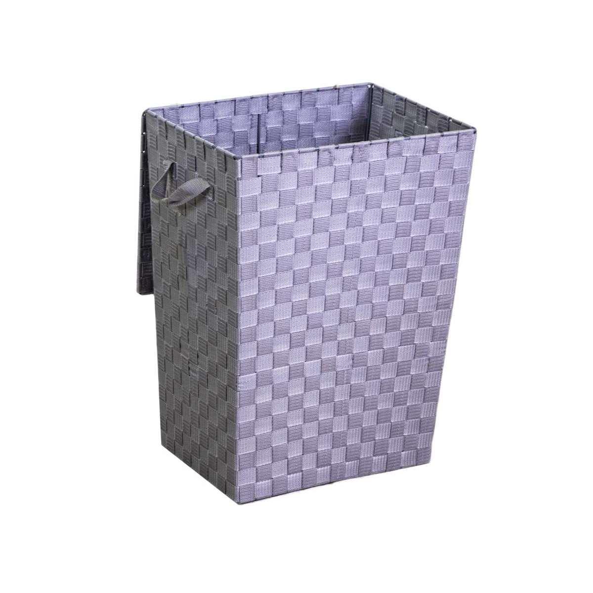 Cestone Poliestere Grigio Rettangolare cm.40x30h53 | Vacchetti