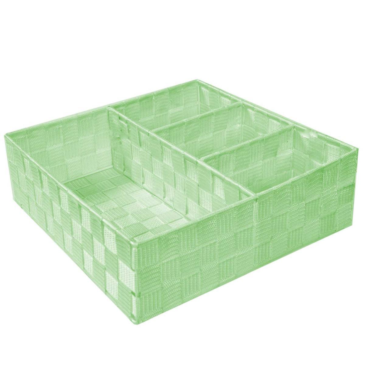 Cassetto Poliestere Verde Chiaro Quadrocm.32x32h10 | Vacchetti