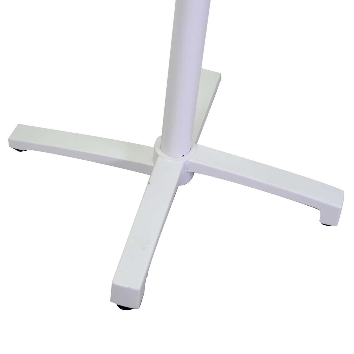 Base Tavolo Alluminio Lucas Bianco Ribaltabile cm.52x52h72 | Vacchetti