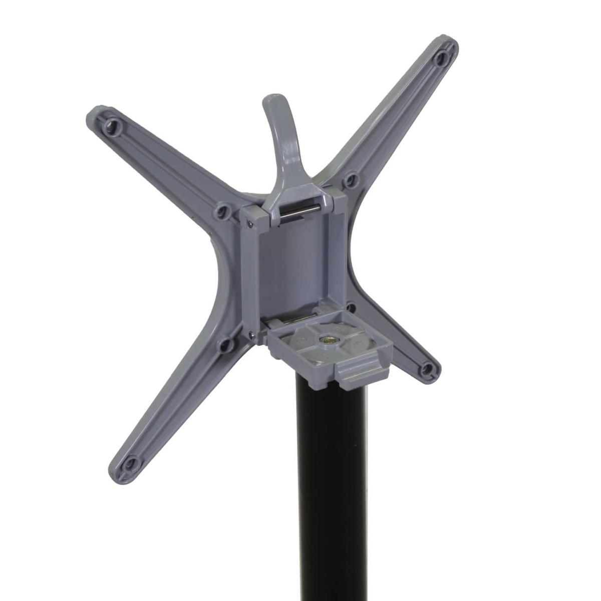 Base Tavolo Alluminio Lucas Nero Ribaltabile cm.52x52h72 | Vacchetti