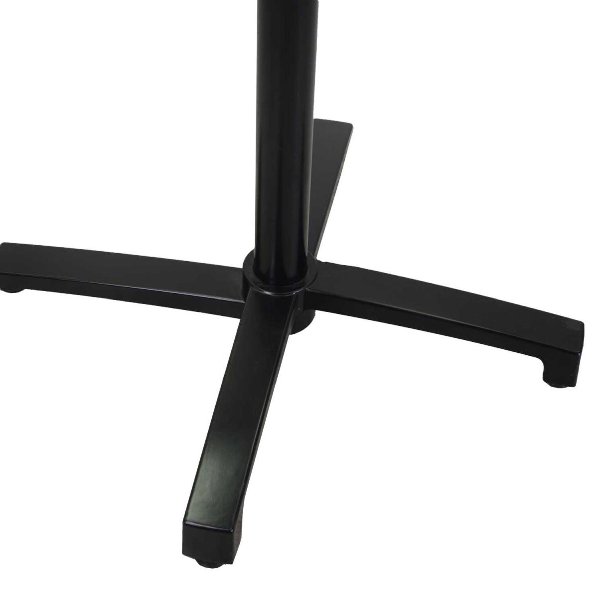 Base Tavolo Alluminio Lucas Nero Ribaltabile cm.52x52h72 | Vacchetti