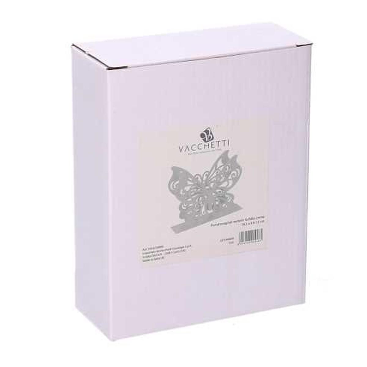 Portatovaglioli Metallo Farfalla Crema Rettangolare cm.14,5x4h12 | Vacchetti