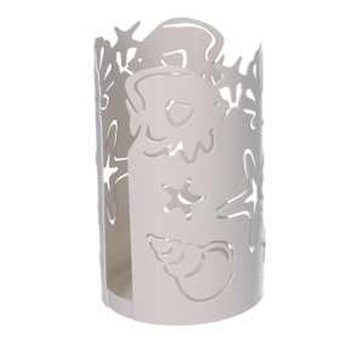 Portabicchiere Metallo Mare Bianco Tondo cm.Ã?8h13 | Vacchetti