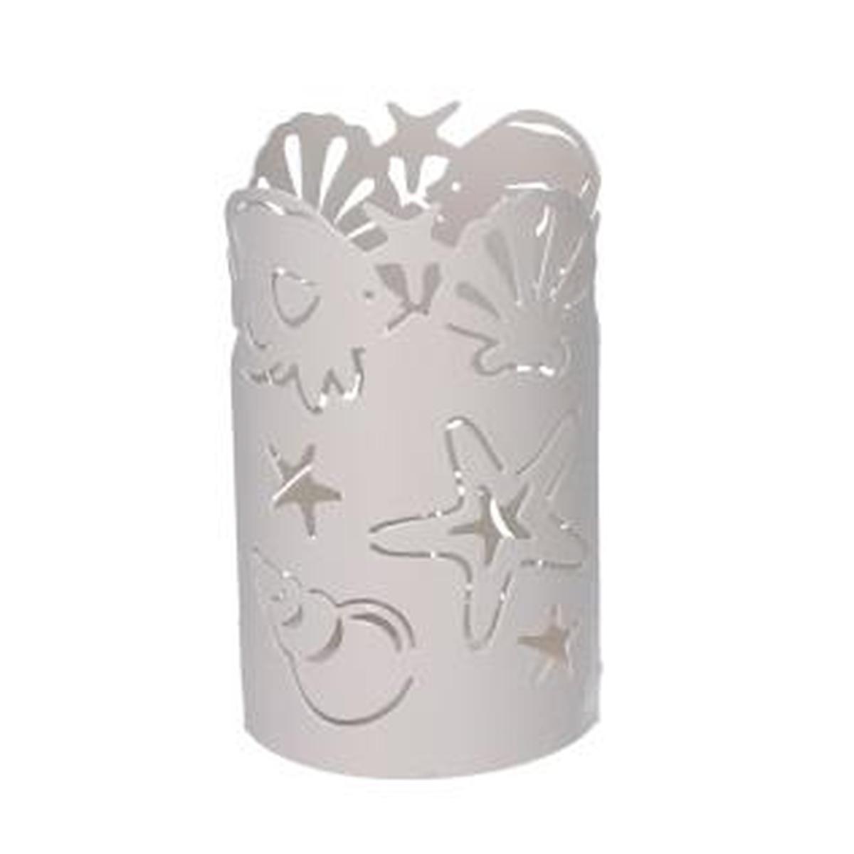 Portabicchiere Metallo Mare Bianco Tondo cm.Ã?8h13 | Vacchetti