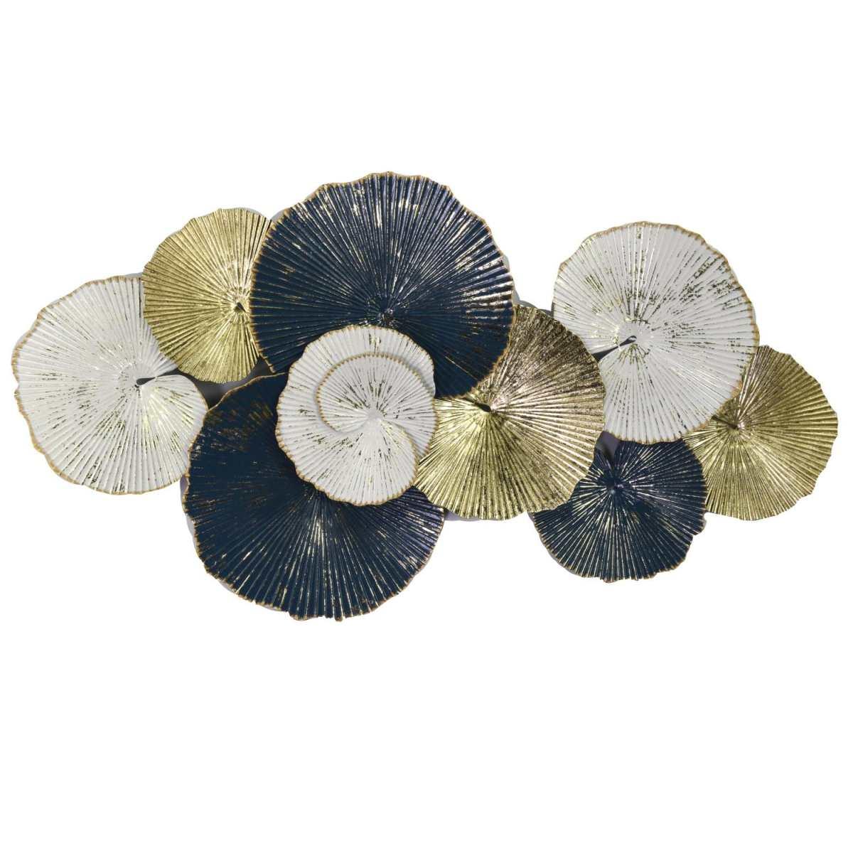 Quadro Metallo Oro Blu cm.91,4x6,4x49,5 | Vacchetti