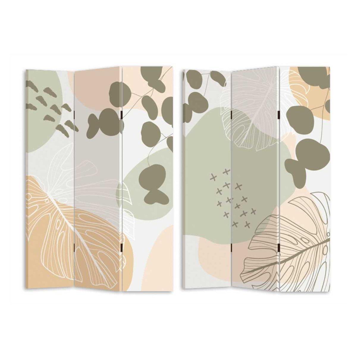 Paravento Stampa Multicolor 3 Ante Rettangolare cm.120,6x2,5h180 | Vacchetti