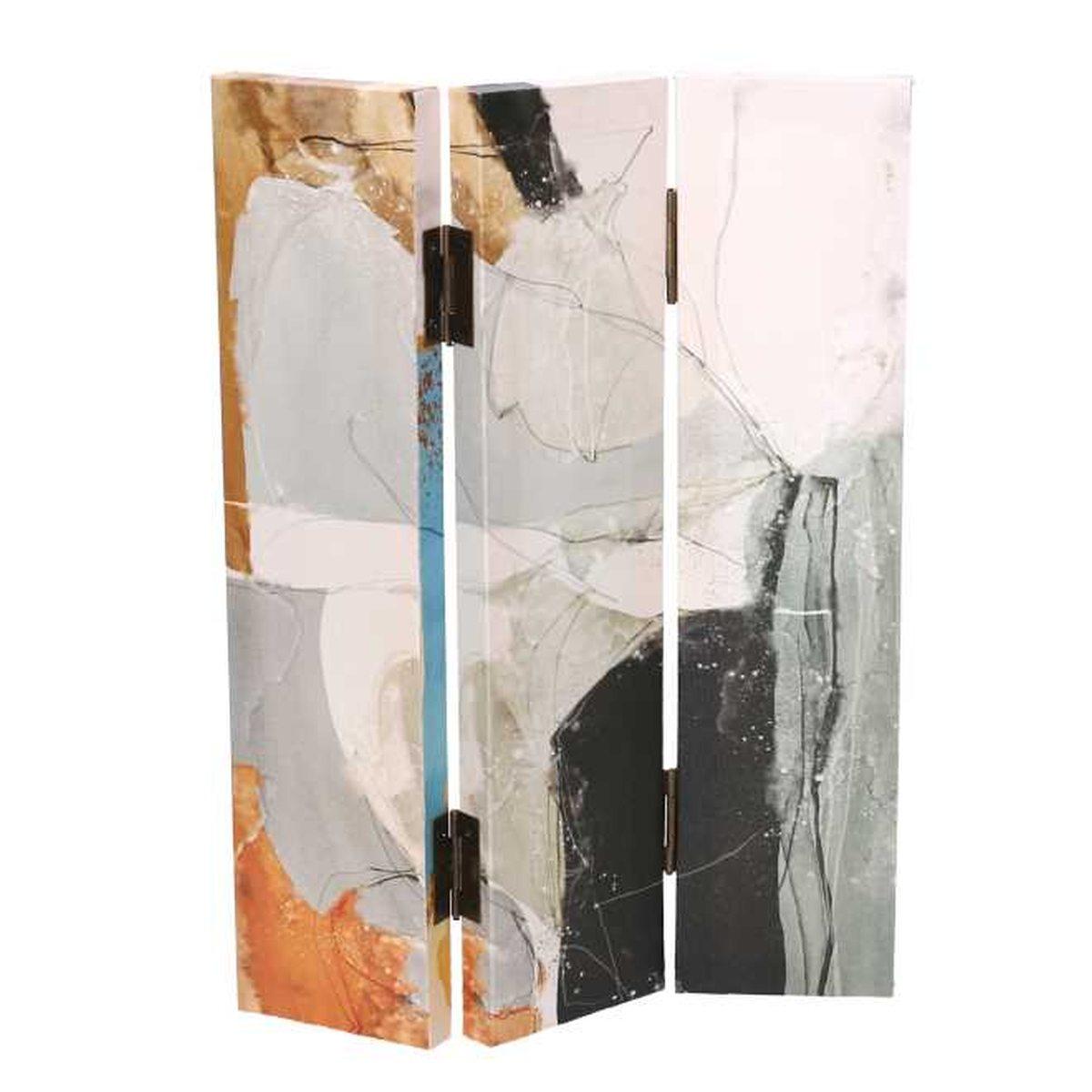 Paravento Stampa Effetto Marmo Multicolor 3 Ante Rettangolare cm.120,6x2,5h180 | Vacchetti