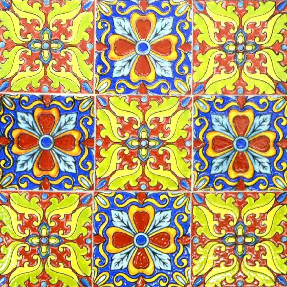 Colonnina Metallo Mosaico Set Pz.2 Catania Tondo Cm.Ø30H33,5