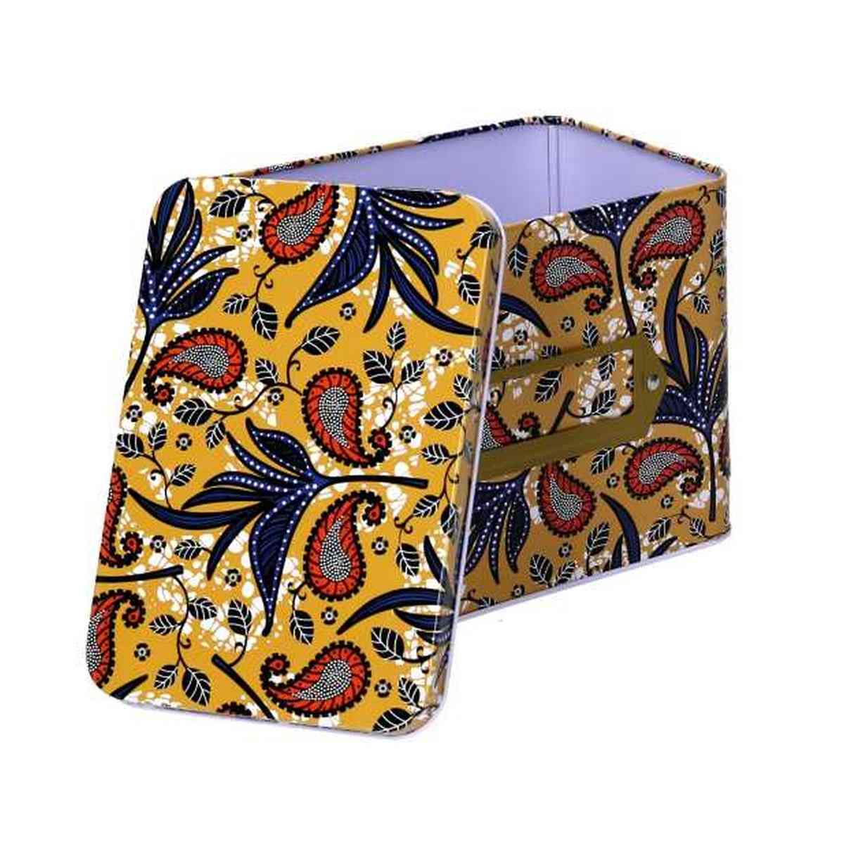 Scatola Metallo Oro Rettangolare cm.15,8x10,8h12,7 | Vacchetti