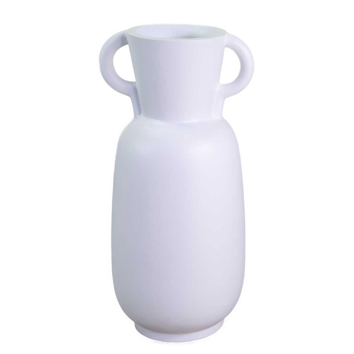 Portavaso Resina con Maniglie Bianco cm.43,5x40h91 | Vacchetti