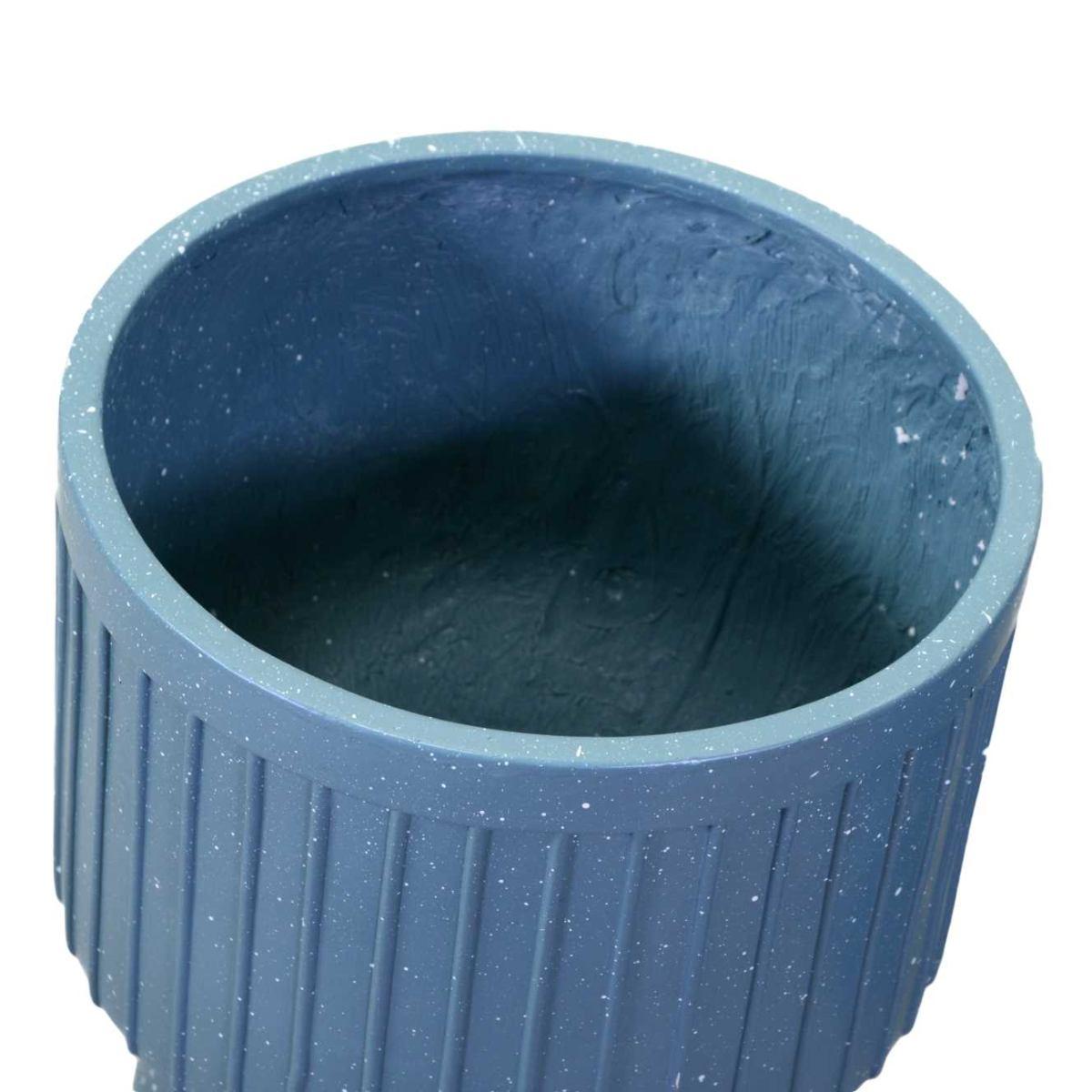 Portavaso Resina Blu Petrolio cm.Ã?38h40 | Vacchetti