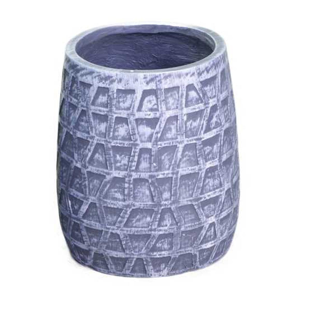 Portavaso Resina Grigio cm.Ã?23h29 | Vacchetti