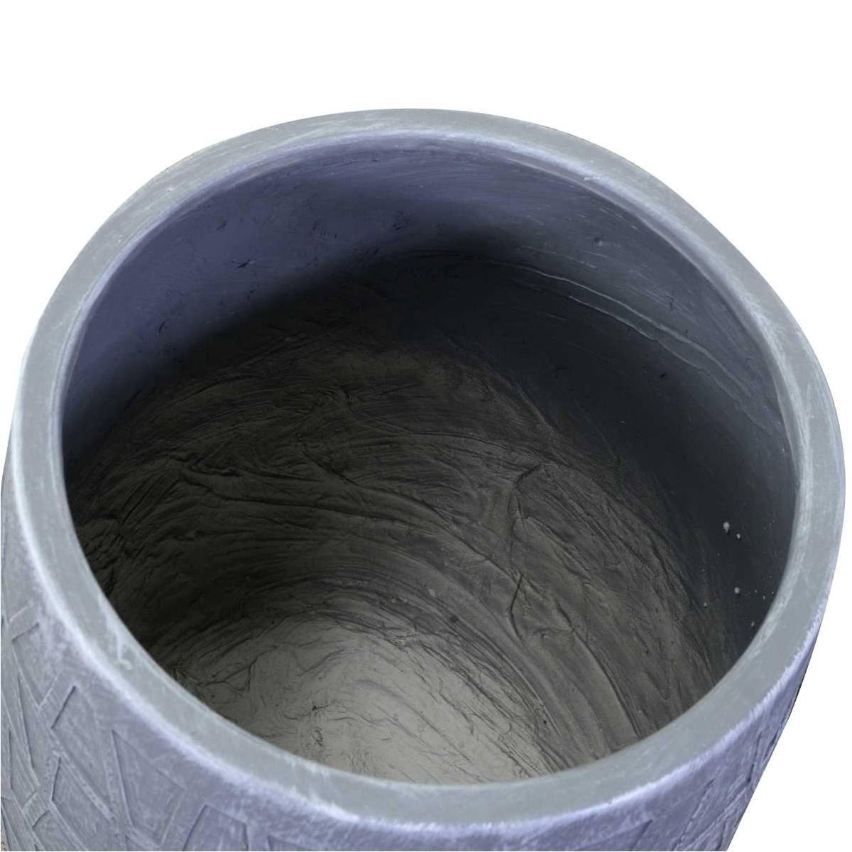 Portavaso Resina Grigio cm.Ã?33h39 | Vacchetti