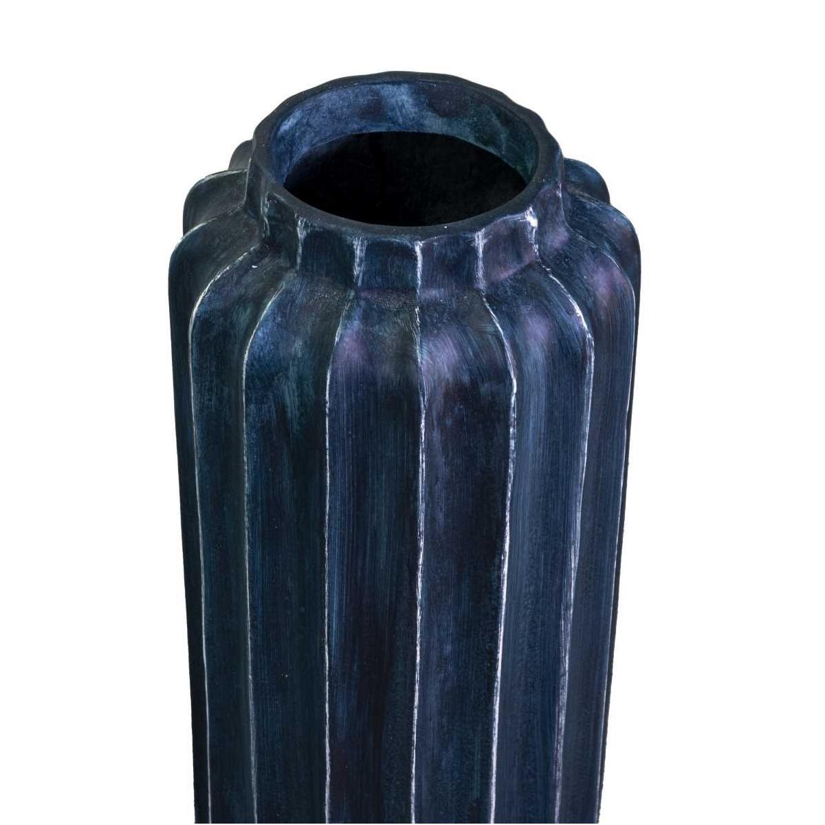 Vaso Resina Blu cm.Ã?27h62 | Vacchetti