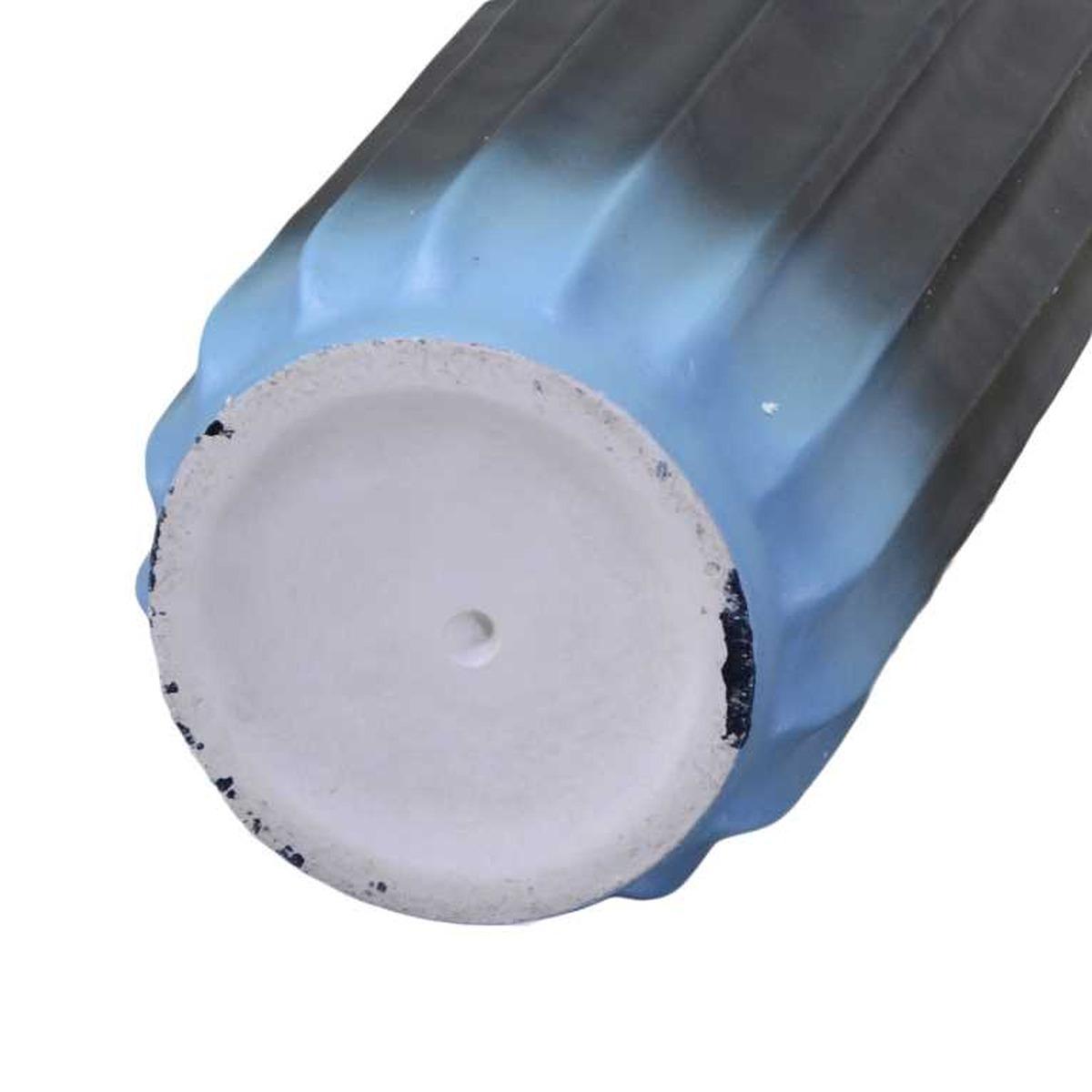 Vaso Resina Blu Fondo Azzurro cm.Ã?33h83 | Vacchetti