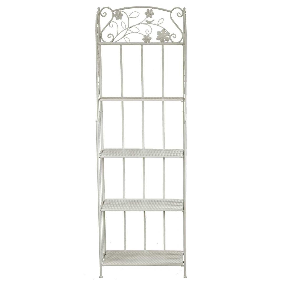 Scaffale Metallo Milena 5 Piani Largo Bianco cm.60x28h180 | Vacchetti