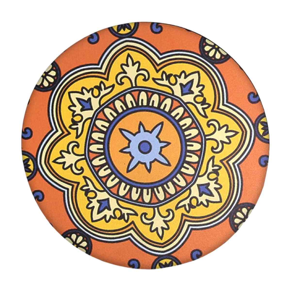 Mattonella Legno Set 4pz. Assortiti Arancione Tondo cm.Ã˜20x0,5 | Vacchetti