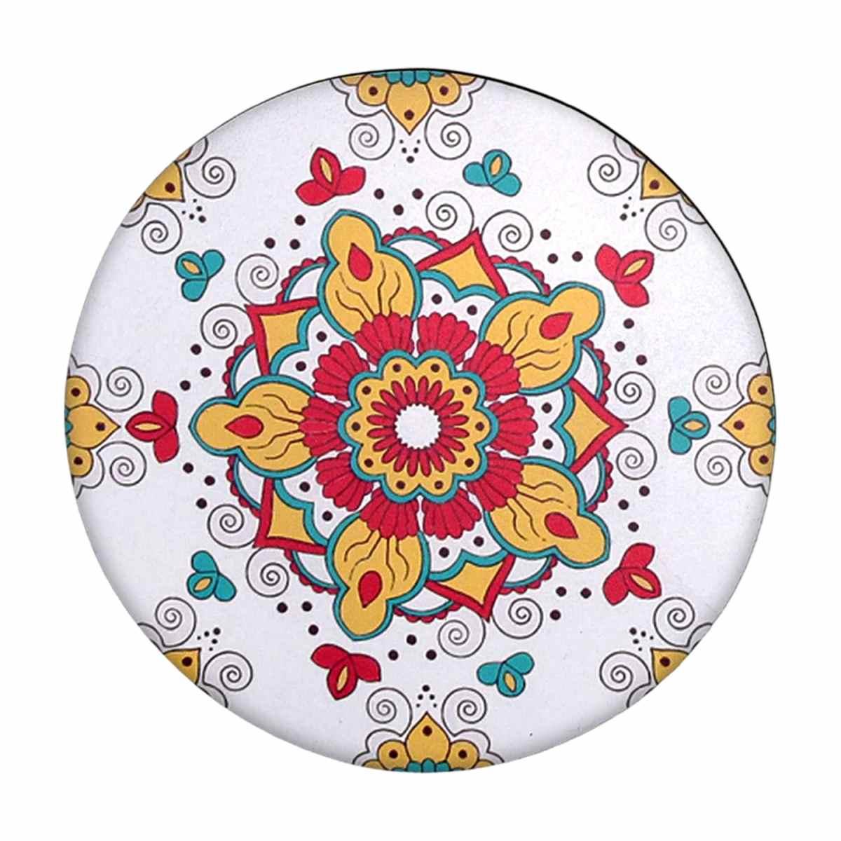 Mattonella Legno Set 4pz. Assortiti Crema Tondo cm.Ã˜20x0,5 | Vacchetti