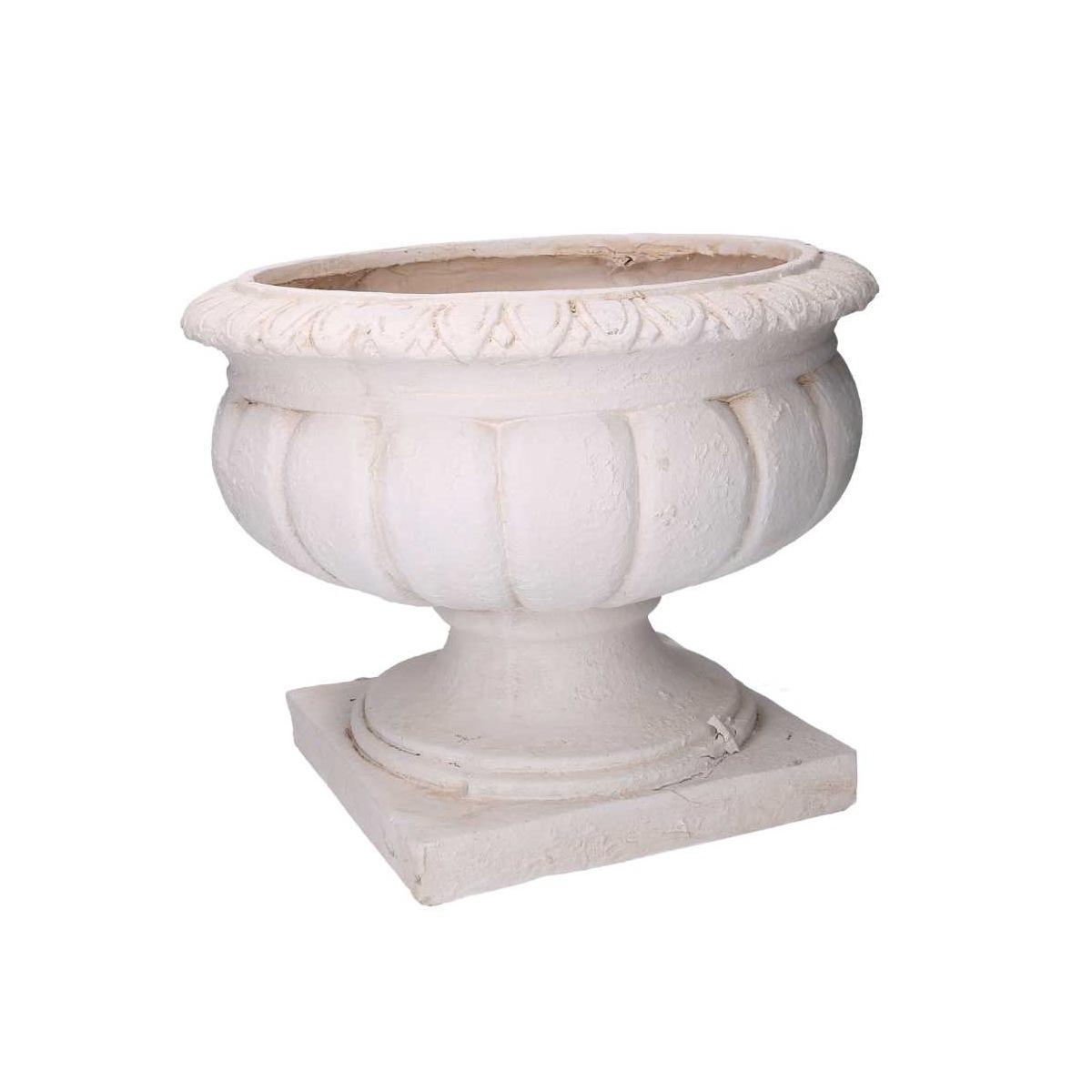 Portavaso Resina Bianco cm.Ã?46h36 | Vacchetti