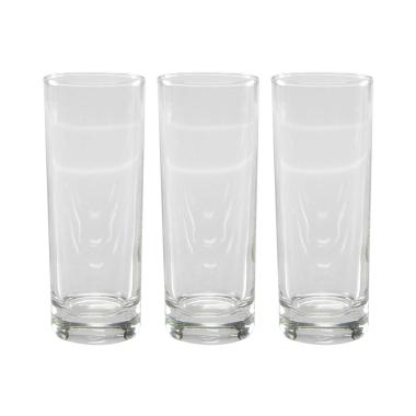 Bicchieri Vetro Set pz.3 Cort/Whisky ml.215