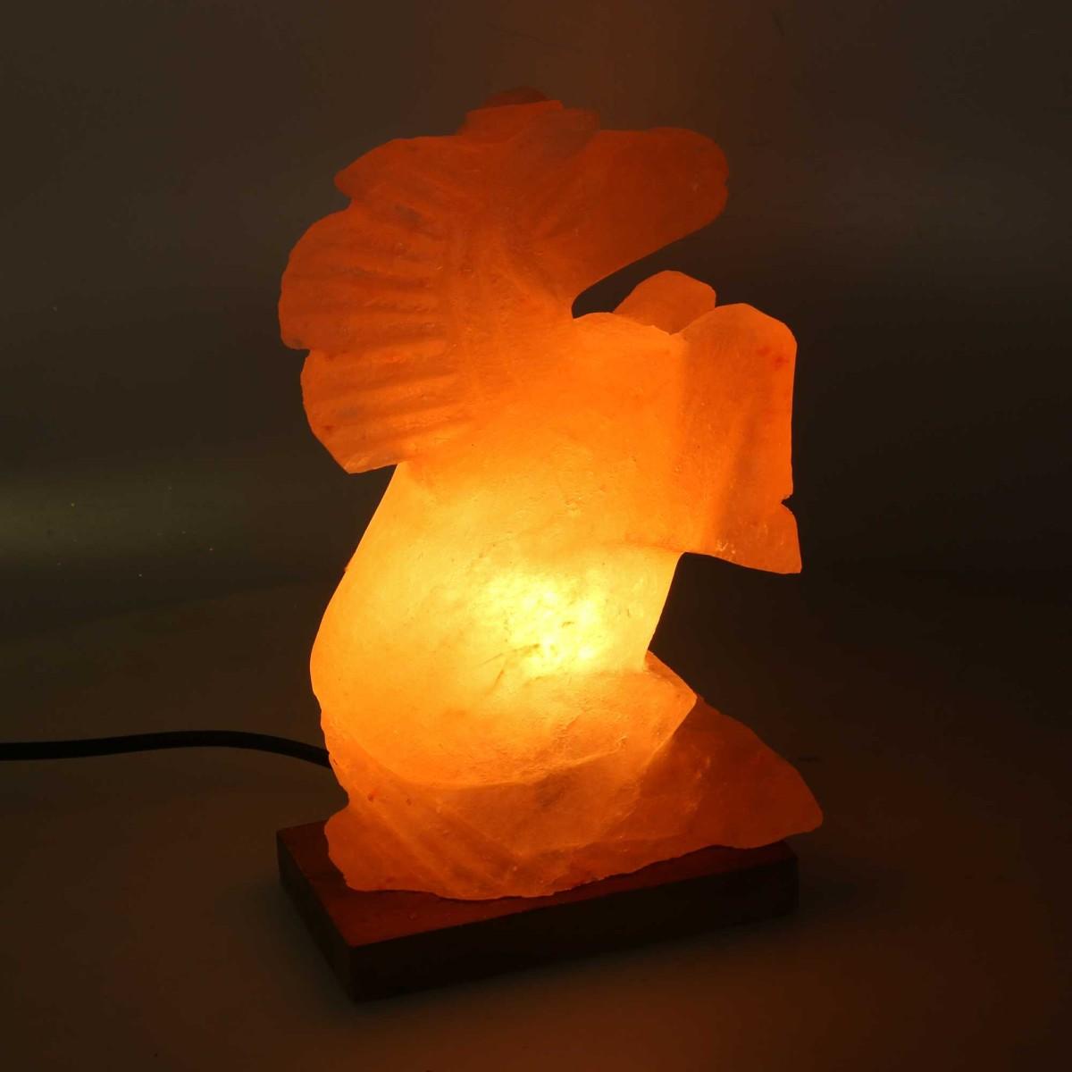 Lampada Sale Base Legno Cavallo con Attacco cm.15x8h22 | Vacchetti