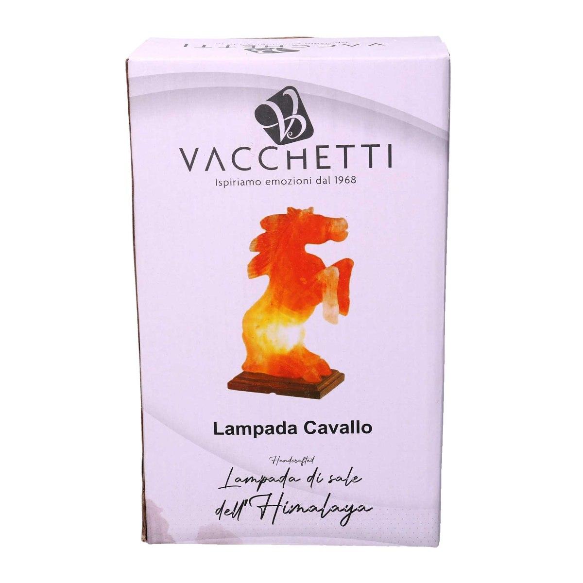 Lampada Sale Base Legno Cavallo con Attacco cm.15x8h22 | Vacchetti