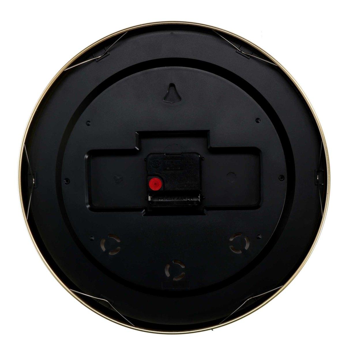 Orologio Plastica Foglie Beige Tondo cm.Ã?32h4,8 | Vacchetti