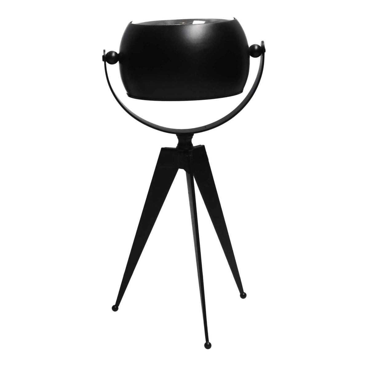 Orologio Da Tavolo Metallo Nero Quadrante Bianco cm.14x11h30 | Vacchetti