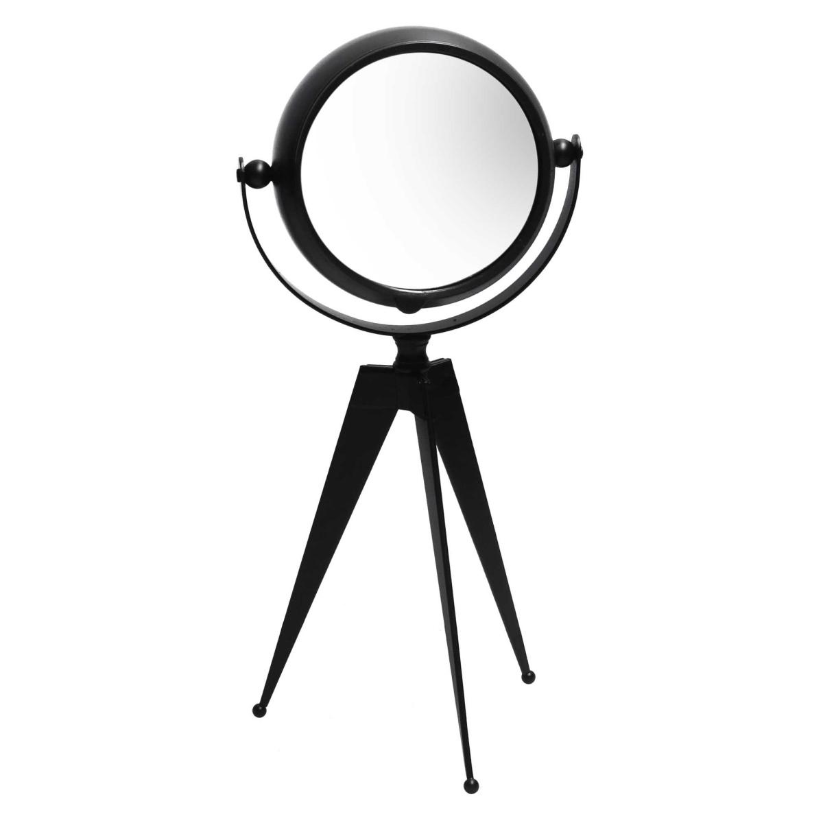 Orologio Da Tavolo Metallo Nero Quadrante Bianco cm.14x11h30 | Vacchetti