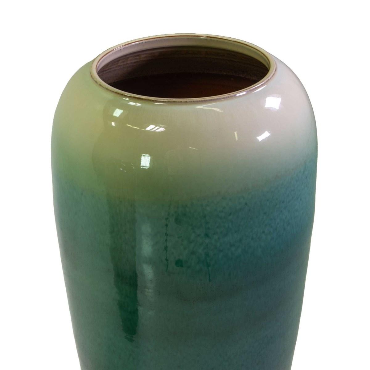 Vaso Ceramica Sfumato Verde cm.Ã?27h90 | Vacchetti