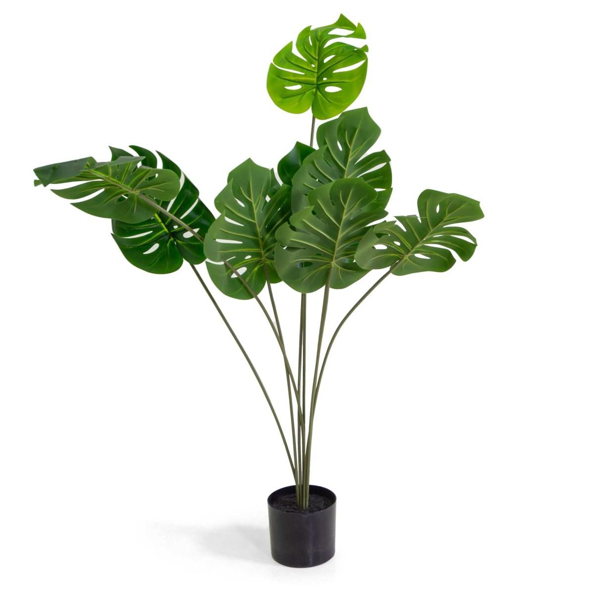Pianta Artificiale Plastica Monstera cm.h120 | Vacchetti