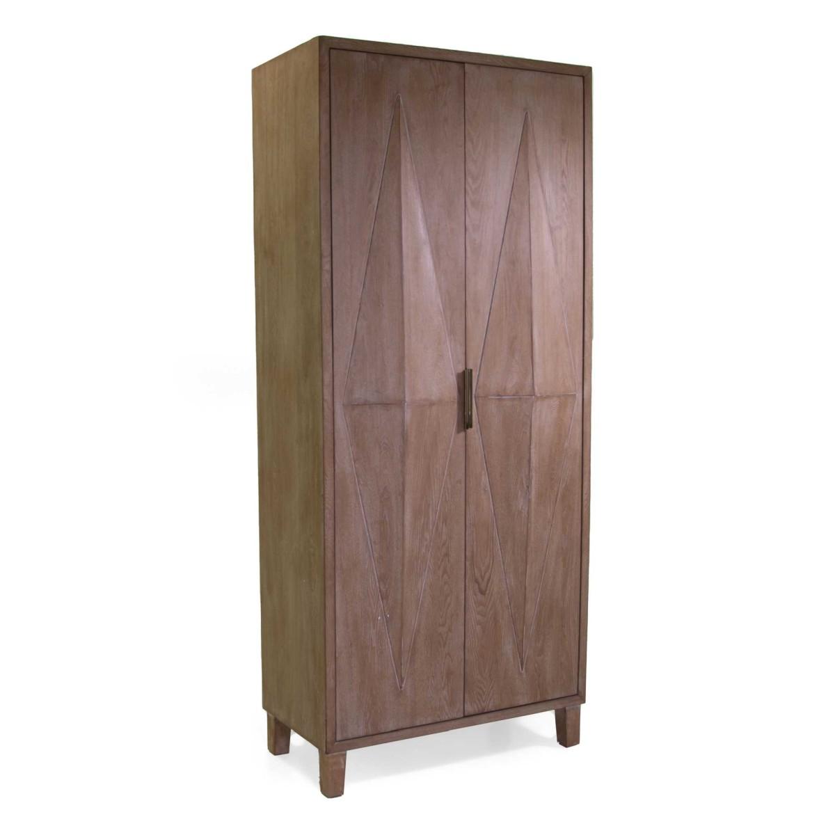 Mobile Armadio Legno Hakini 2 Ante cm.80,5x40h185 | Vacchetti