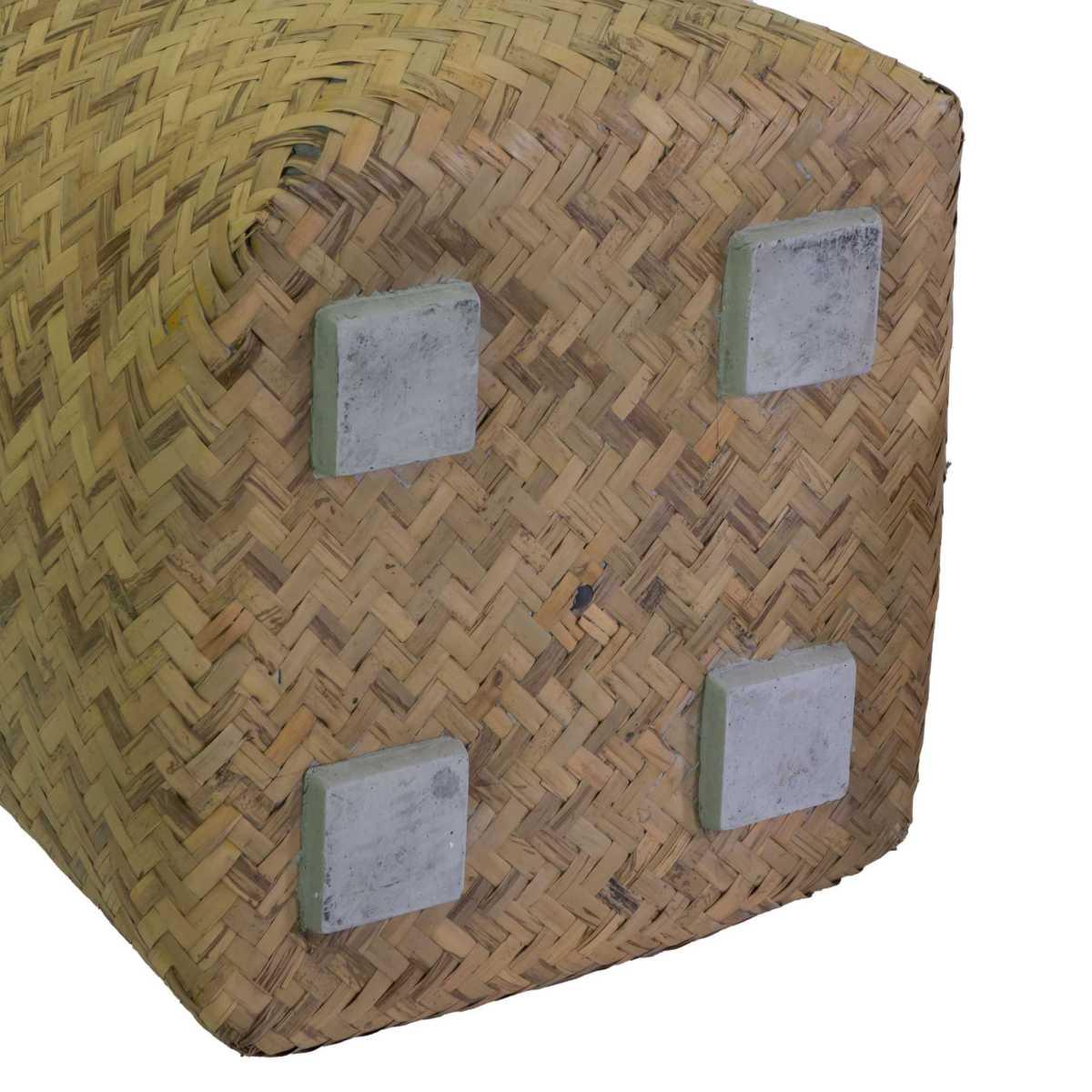 Portavaso Cemento Bambu' Set pz.2 Naturale Tondo cm.Ã?75h80 | Vacchetti