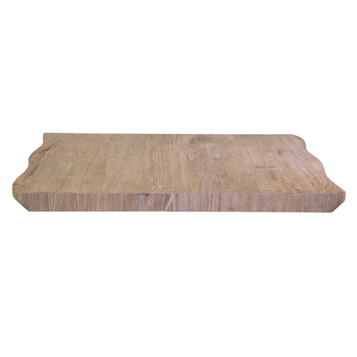 Top Tavolo Legno Canberra Naturale Quadro cm.80x80x4 | Vacchetti