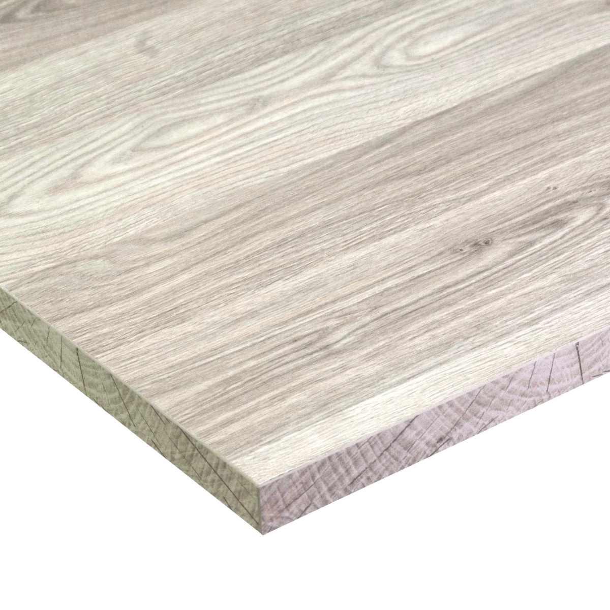 Top Tavolo Nobilitato Rovere Medusa Quadro cm.80x1,8x80 | Vacchetti