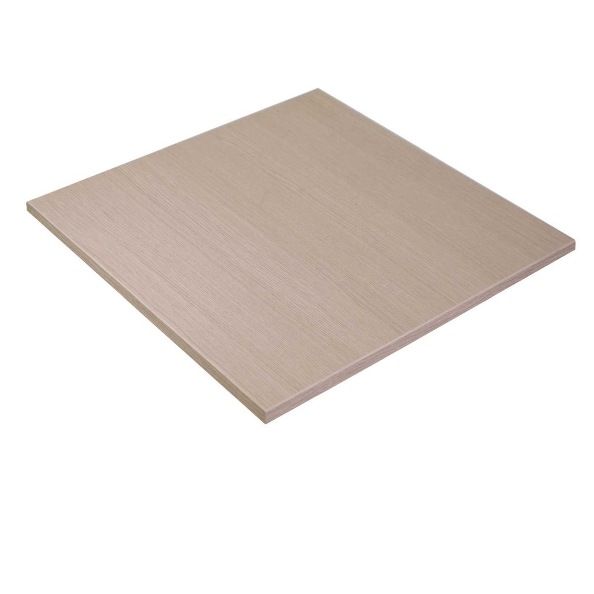 Top Tavolo Nobilitato Rovere Medusa Quadro cm.80x1,8x80 | Vacchetti