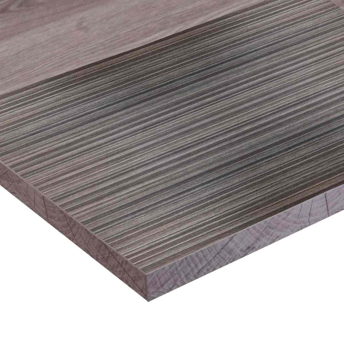 Top Tavolo Nobilitato Noce Moderno Quadro cm.80x1,8x80 | Vacchetti