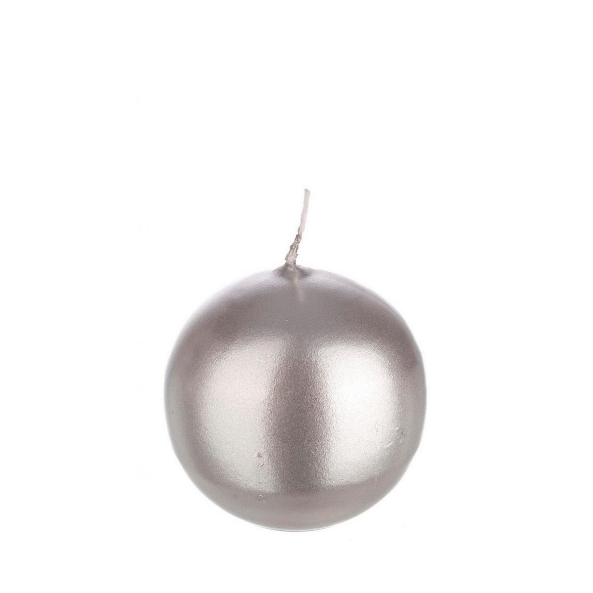 Candela cm.Ã˜7 Sfera Argento |Bizzotto