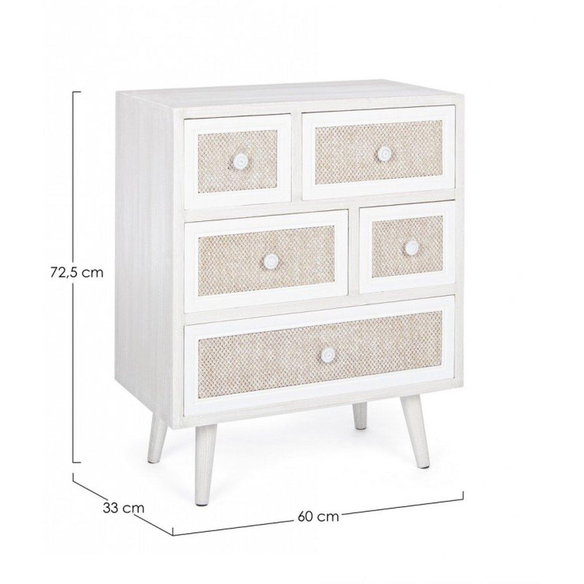 Cassettiera 5 Cassetti Montiel | Bizzotto