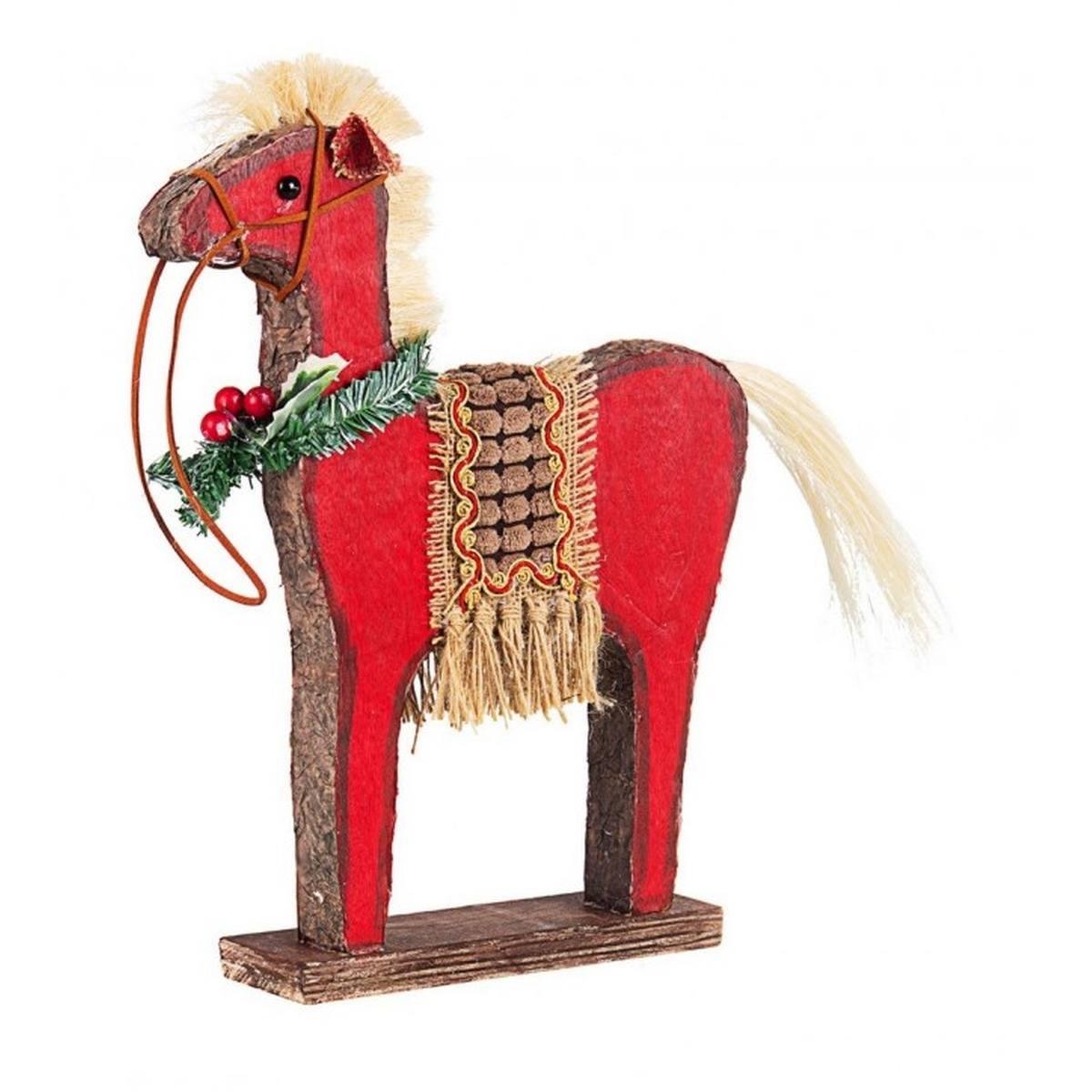 Cavallino Tradition Stand Rosso cm.H32 | Bizzotto